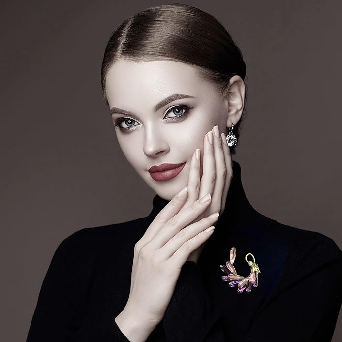 SinglinArt Womens Brooches and Pins for Girls Fashion Statement Jewelry