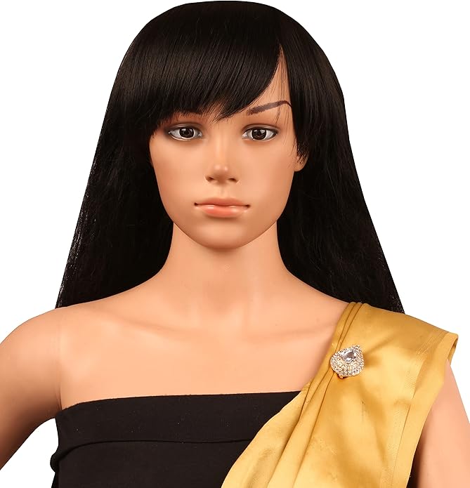 Touchstone Indian Bollywood Handcrafted Designer Jewelry Brooch Lapel Pin in Gold Or Silver Tone for Women.