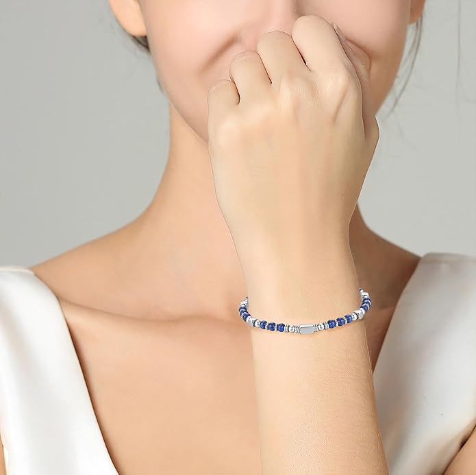 Beaded Bracelets for Women - Silver and Gold Boho Bracelets, Trendy Jewelry Gifts for Lover, Mom, Friends