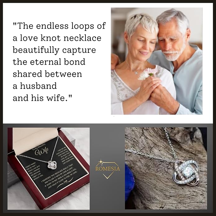 To My Soulmate Necklace For Women, Soul Mate Jewelry for Women, Future Wife Gifts, To My Wife Necklace from Husband, Gifts for Girlfriend, Pendant With Message Card