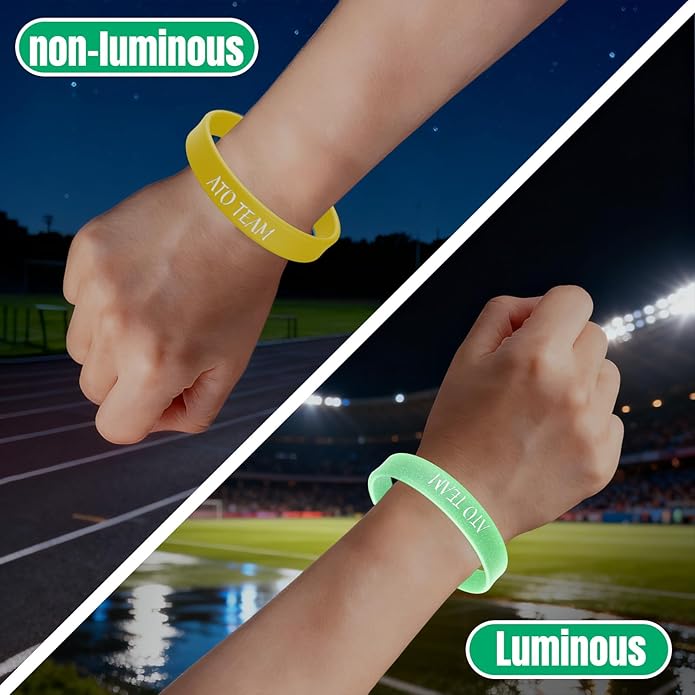 Custom Rubber Bracelets Bulk – Personalized Silicone Wristbands with Logo, Text, or Design, Custom Wristbands for Events, Motivation, Fundraising, Promotions, Gifts, and Awareness Campaigns