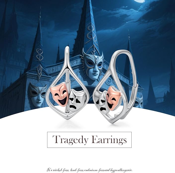 JUSTKIDSTOY Witches Knot Earrings for Women 925 Sterling Silver Nudo De Bruja Dangle Leverback Earrings Celtic Jewelry Halloween Birthday Gift