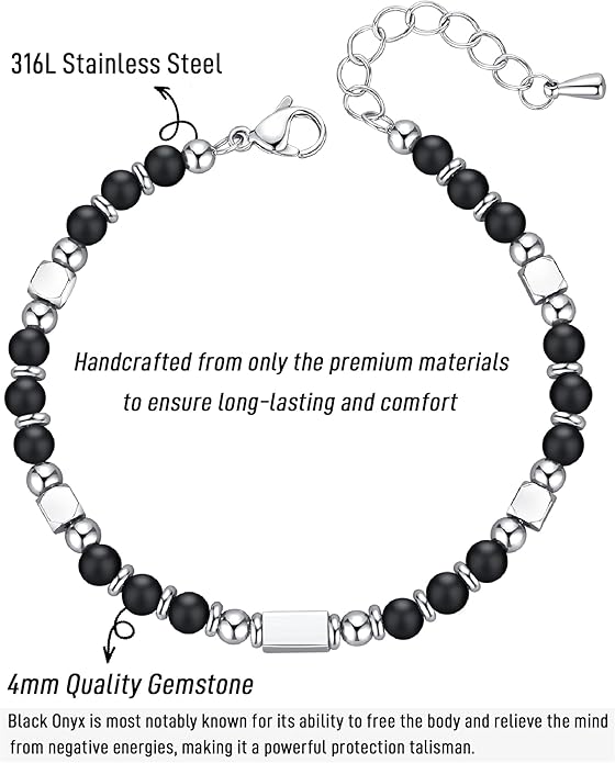 Tiny Gemstone Beaded Bracelets for Women Teen Girls, You are Awesome Jewelry Gifts for Women, Friends, Sister, Mom, Daughter...