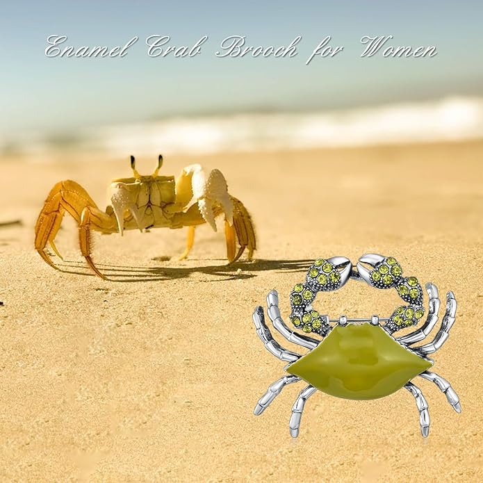 18K Gold Brooch Rhinestone Animal Brooch Pin Elegant Lapel Pin Wedding Jewelry Christmas Gift Dress Accessories for Women