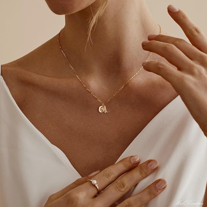 Gold Necklace for Women-14K Gold Plated Bow,Dragon,Shell, Palm Tree, Seahorse, Conch Shell,Sardines, Cowboy Boot,Bat,Bunny Pendant Beachy Jewelry for Women Gifts