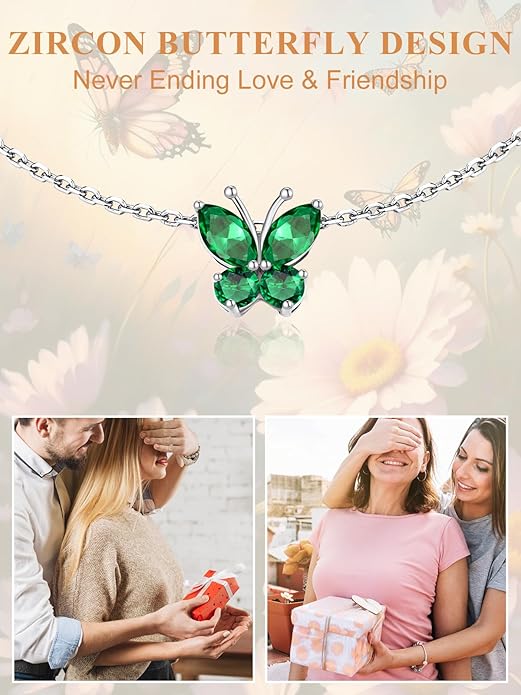 Custom4U Personalized Infinity Ankle Bracelets for Women 925 Sterling Silver Anklet Bracelet Endless Love Symbol Birthstone Charm Adjustable Foot Chain Jewelry Mothers Day Gifts for Mom Wife Women Her