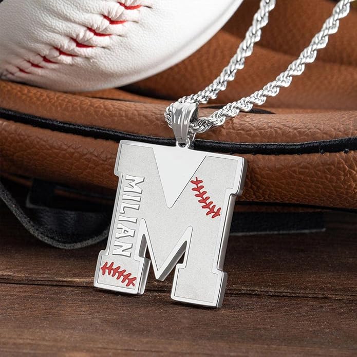 callie Personalized Volleyball|Basketball|Hockey|Baseball|Soccer|Pickleball Necklace - Custom Name & Number, Jewelry Gifts for Sports Lover
