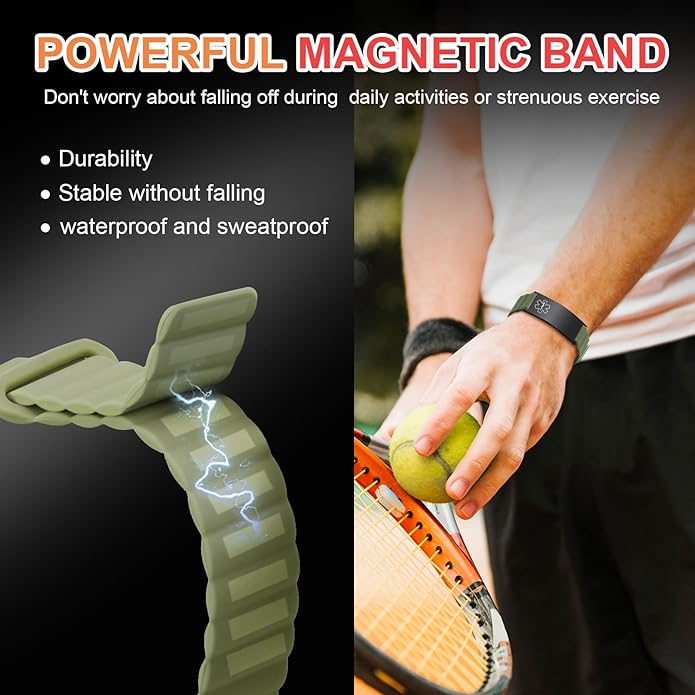 Comfortable Medical ID Bracelet for Men & Women - Custom Engraved Silicone Strap Comfort Fit Medical Alert Bracelets for Sports,Adjustable Waterproof Customizable Wristband for Diabetic