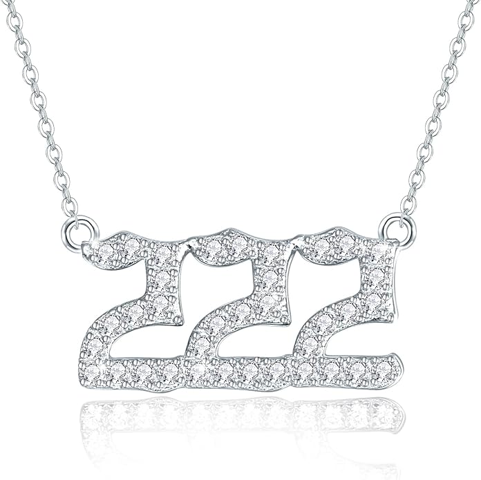 TUGHRA Evil Eye Necklace S925 Sterling Silver Evil Eye Pendant Necklaces Protection Jewelry Amulet Gift for Women Girls Boys Men Birthday Anniversary