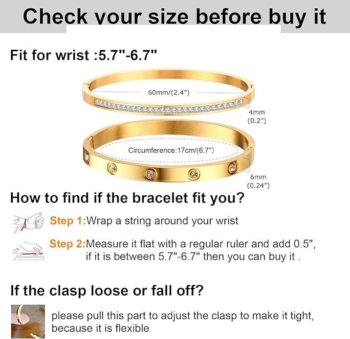 MPRAINBOW Gold Bracelets for Women, 2Pcs 18K Gold Plated Cubic Zirconia Bangle Crystal Friendship Bracelet Jewelry,Wedding Party Christmas Birthday Gifts for Her Girlfriend Sister Daughter