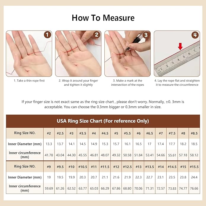 Moissanite Ring for Women D Color VVS1 Clarity 7 Star Ring 925 Sterling Silver Chunky Stackable Bands for Women or Men