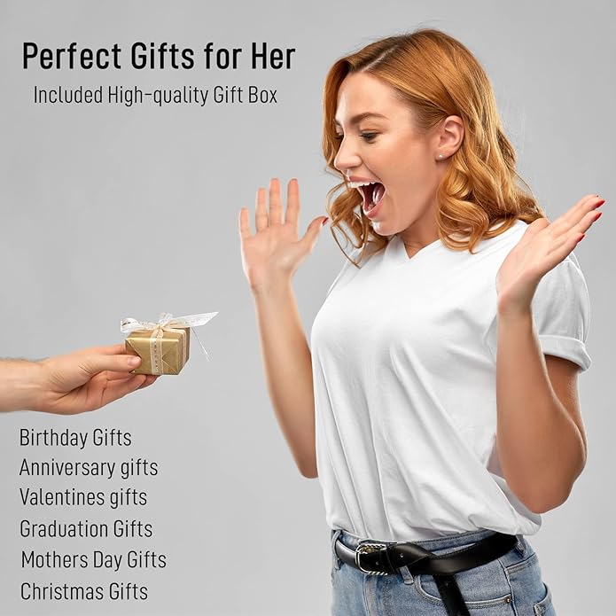 18K Gold-plated Bracelets for Women Friendship Love Bangle Bracelets Stainless Steel Bracelet Jewelry Birthday Gifts for Women Stocking Stuffers