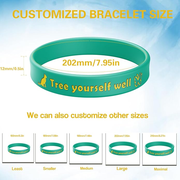 10-5000PCS Custom Rubber Bracelets Bulk, Personalized Silicone Wristbands with Text/Clipart, Customizable Silicone Bracelets for Sport, Events, Support, Parties,Fundraising