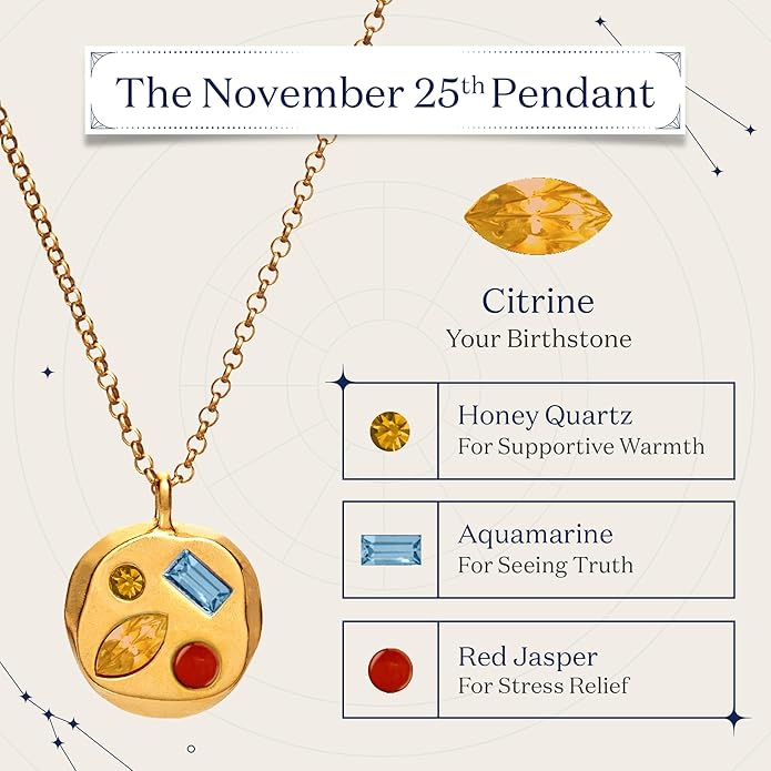 Birthdate 14k Gold Necklace for Women - 16-20in Adjustable 14 Karat Gold Chain with Lobster Clasp - Cadenas de Oro 14k Puro Para Mujer, Ladies Jewelry Birthstone
