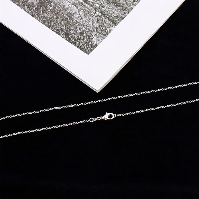 925 Sterling Silver Chain Necklace for Women 16-24 Inch Silver Jewelry Gift