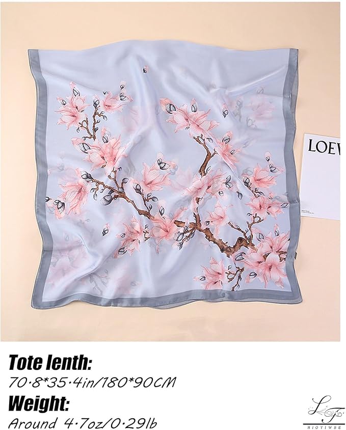 Hioyiwse Shawl Scarf For Women Lightweight Scarves Floral Pattern Formal Evening Dressesformal Shawl Summer Wraps
