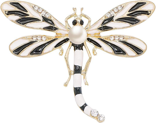 Gleamart Dragonfly Brooch Pin Acrylic Fly Insect Breastpin for Women Clothing Corsage