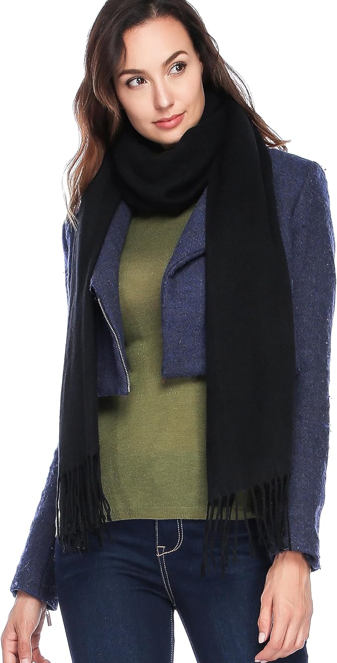 HOYAYO Extra Large Thick Pashmina Shawl Wraps - Wool Soft Winter Warm Scarves Travel Blanket for Women