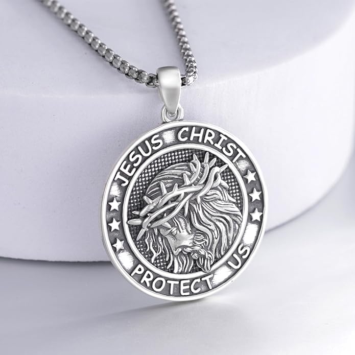 Taioiat viking Pendant Necklace for Men Nordic Celtic 925 Sterling Silver Vintage Mjolnir Jewelry Norse Vikings Gift for Women