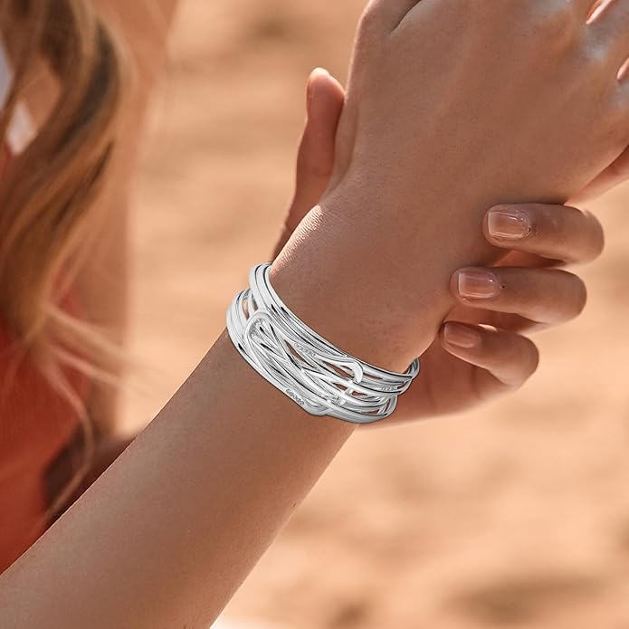 Fesciory Leopard Bracelet for Women, Boho Leather Wrap Multi-Layer Pearl Crystal Bracelet Bangle Jewelry