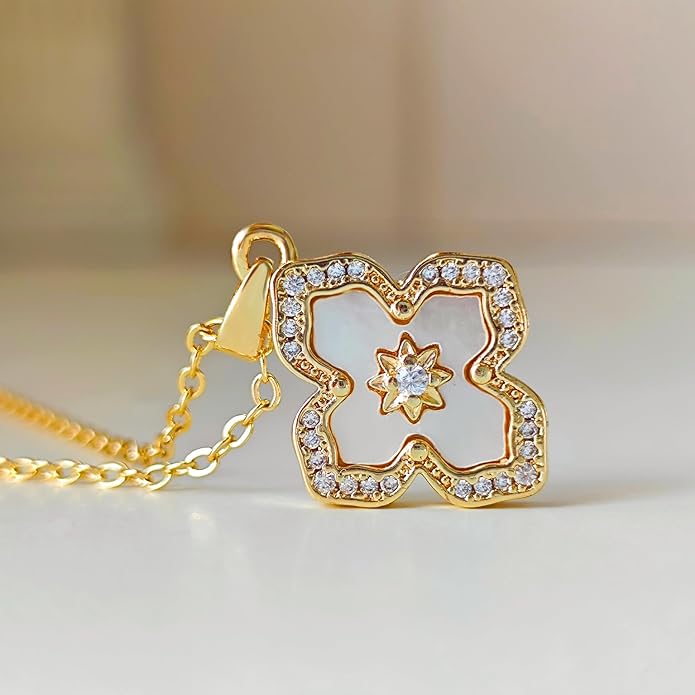 Zeffy Gold Pearl Necklace for Women, Dainty 14K Gold/Silve Plated Layered Pearl Choker Pearl Earrings Pearl Bracelets Wedding Trendy Gold Jewelry Set for Women Gifts