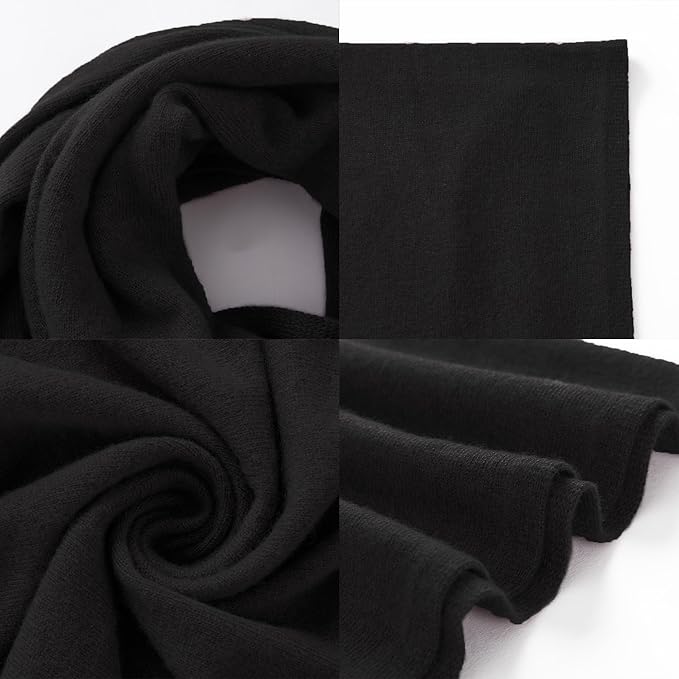 GreenMount Women's Cashmere Shawls 100% Cashmere Knit Soft Warm Winter Extra Large Scarf for Women Plant Dyeing