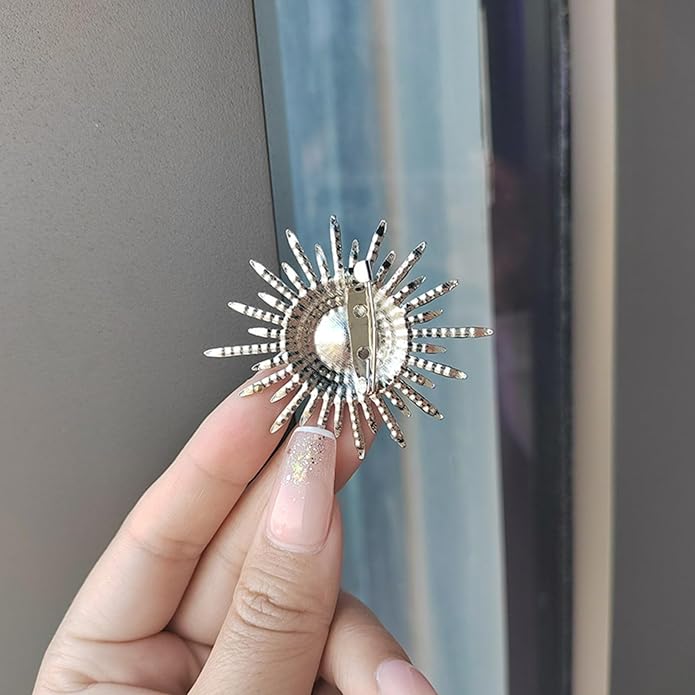 Sunflower Brooch Pins Sunflower Pearl Brooch for Women Sunflower Rhinestone Brooches Pins Flower Broochs Pins Pearl Pines for Clothes Lapel Badge Brooches Pines for Lanyards Backpacks Clothes Hats Jackets