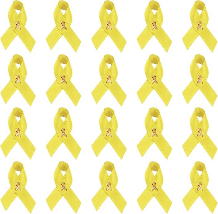 1/2/5/10/25/50/100pcs Satin Awareness Ribbon Pins (Pick your color), for Cancer & Disease Awareness, Bulk Quantities for Fundraising, Events, Gift Giving