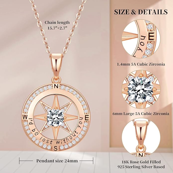 Meeshi Birthday Gifts Ideas for Wife Anniversary Valentines Day Birthday Necklace Gift for Women