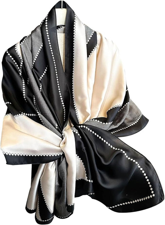 Hioyiwse Shawl Scarf For Women Lightweight Scarves Floral Pattern Formal Evening Dressesformal Shawl Summer Wraps