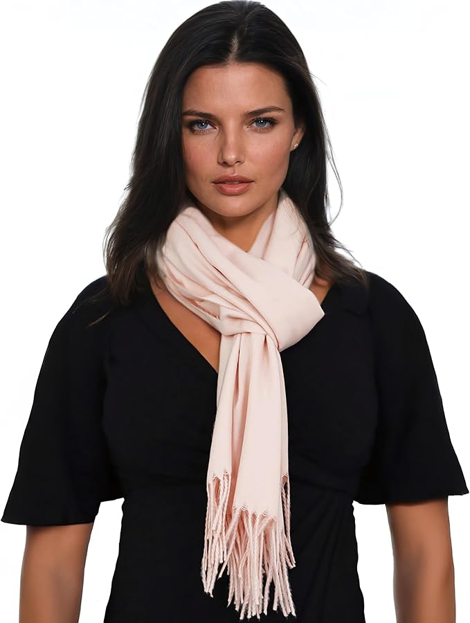 Ocomfly 100% Pashmina Scarf for Women - Premium Womens Scarves - Gift Boxed - Shawls or Wraps - Ultra Soft and Warm