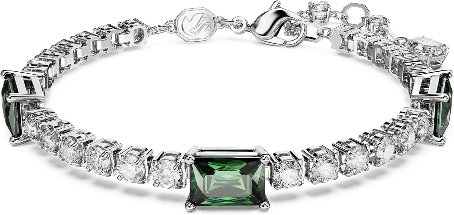 Swarovski Matrix Hoop Earrings, Bracelet, Tack Pin, Multicolored Crystals, Gold-Tone Finish