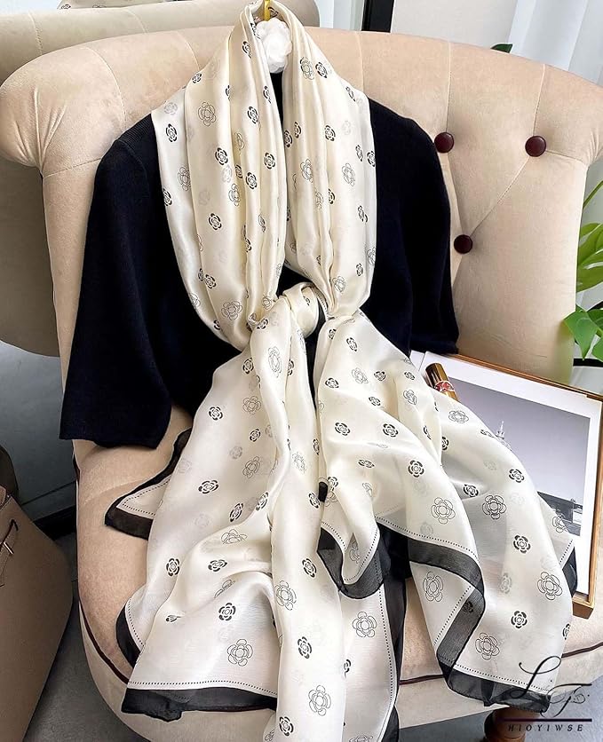 Hioyiwse Shawl Scarf For Women Lightweight Scarves Floral Pattern Formal Evening Dressesformal Shawl Summer Wraps