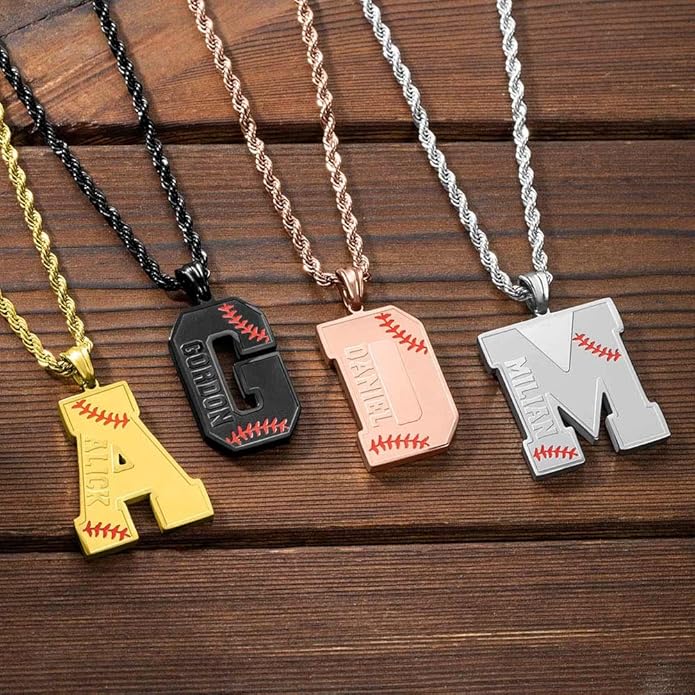 callie Personalized Volleyball|Basketball|Hockey|Baseball|Soccer|Pickleball Necklace - Custom Name & Number, Jewelry Gifts for Sports Lover
