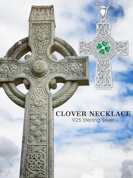 Seiyang 925 Sterling Silver Mustard Seed/Cross/Star of David/Triquetra Trinity Knot/Celtic/Claddagh Necklace Christian/Irish Jewelry Gifts for Women Mom Her