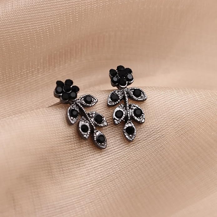 Austrian Crystal Rhinestone Choker Necklace Dangle Earring Link Bracelet Jewelry Set for Brides Bridesmaid Prom Costume Accessories for Women