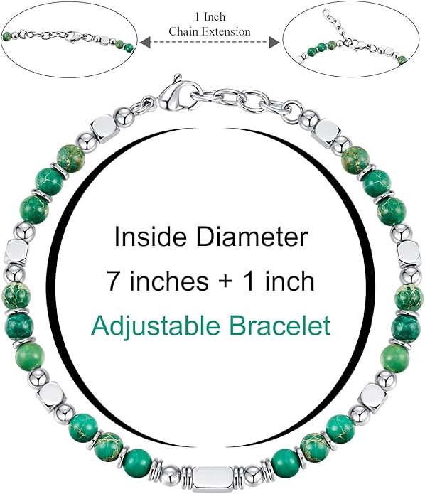Beaded Bracelets for Women - Silver and Gold Boho Bracelets, Trendy Jewelry Gifts for Lover, Mom, Friends