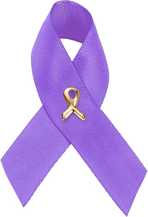 1/2/5/10/25/50/100pcs Satin Awareness Ribbon Pins (Pick your color), for Cancer & Disease Awareness, Bulk Quantities for Fundraising, Events, Gift Giving