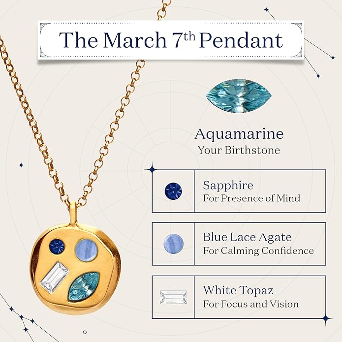 Birthdate 14k Gold Necklace for Women - 16-20in Adjustable 14 Karat Gold Chain with Lobster Clasp - Cadenas de Oro 14k Puro Para Mujer, Ladies Jewelry Birthstone