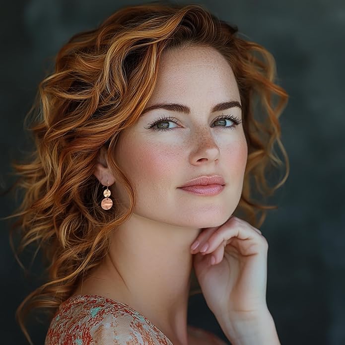 SPUNKYsoul Boho Disc Light Weight Earrings 2 Pack for Women