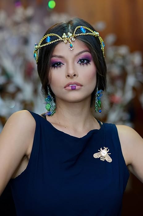 7 pieces brooch pin for women fashion set crystal rhinestones women's brooches pins for clothes bulk