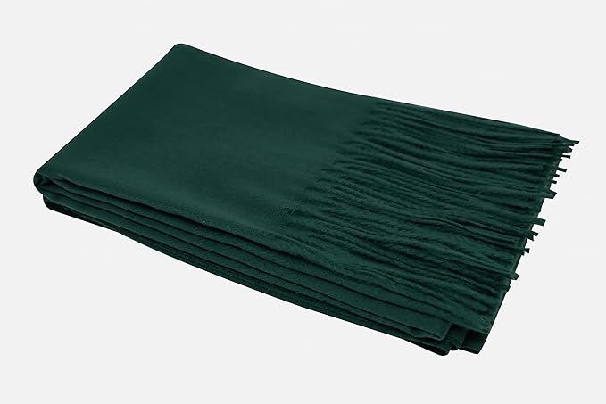 Ocomfly 100% Pashmina Scarf for Women - Premium Womens Scarves - Gift Boxed - Shawls or Wraps - Ultra Soft and Warm