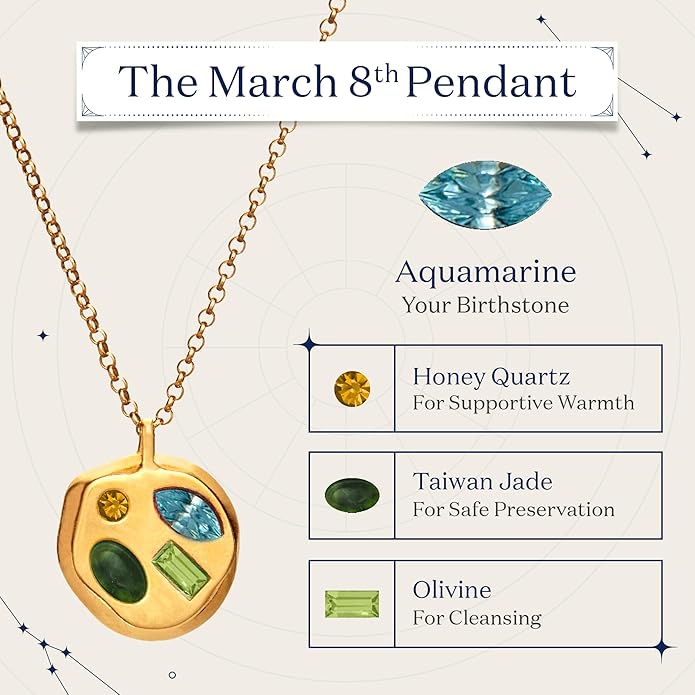 Birthdate 14k Gold Necklace for Women - 16-20in Adjustable 14 Karat Gold Chain with Lobster Clasp - Cadenas de Oro 14k Puro Para Mujer, Ladies Jewelry Birthstone