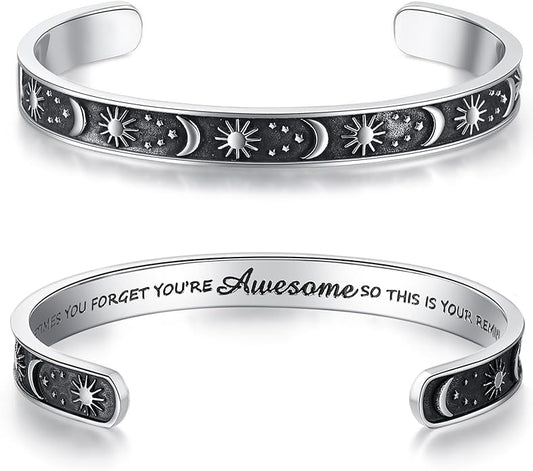 SAM & LORI Personal Bracelets for Teens/Women-Inspirational Jewelry Gifts (Various Designs) for Daughter/Sister/Mom/Friends-Adjustable Bracelet in a Pretty Gift Box