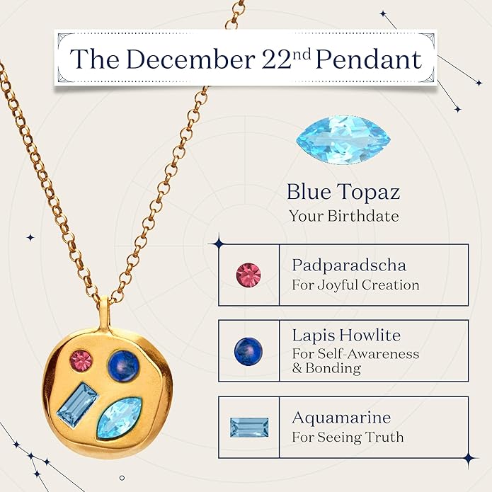 Birthdate 14k Gold Necklace for Women - 16-20in Adjustable 14 Karat Gold Chain with Lobster Clasp - Cadenas de Oro 14k Puro Para Mujer, Ladies Jewelry Birthstone