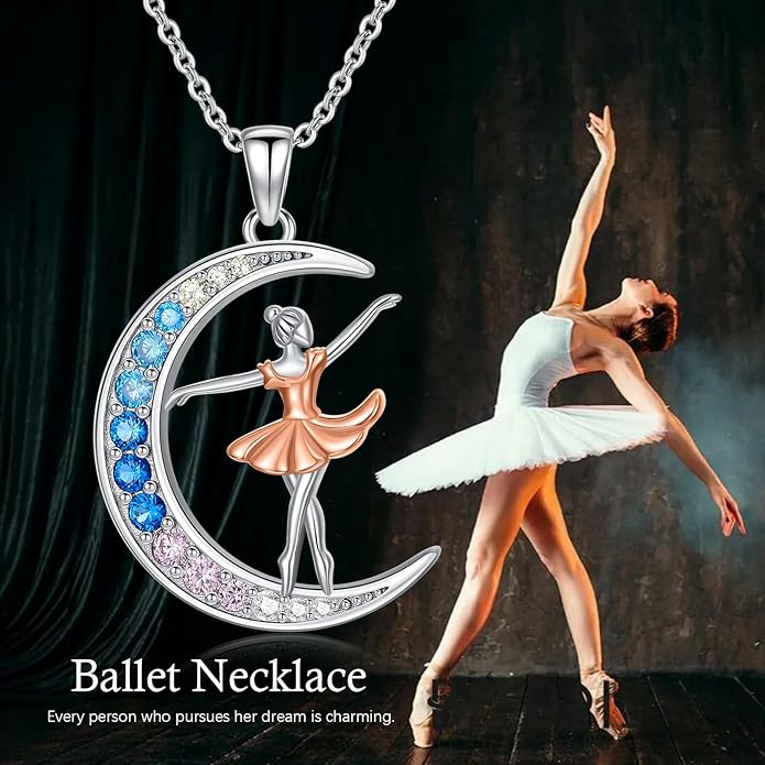 Soccer/Basketball/Gymnastics/Swimming/Ballet/Running/Golf/hockey Necklace 925 Sterling Silver Sport Jewelry Birthday Christmas Gifts for Women
