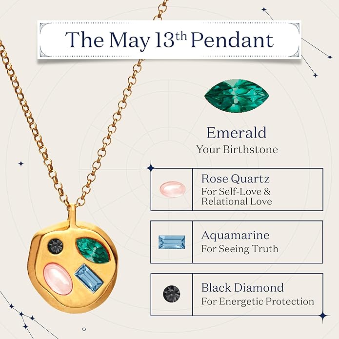 Birthdate 14k Gold Necklace for Women - 16-20in Adjustable 14 Karat Gold Chain with Lobster Clasp - Cadenas de Oro 14k Puro Para Mujer, Ladies Jewelry Birthstone