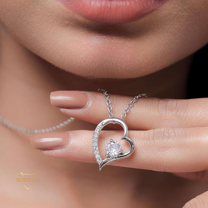 To My Soulmate Necklace For Women, Soul Mate Jewelry for Women, Future Wife Gifts, To My Wife Necklace from Husband, Gifts for Girlfriend, Pendant With Message Card
