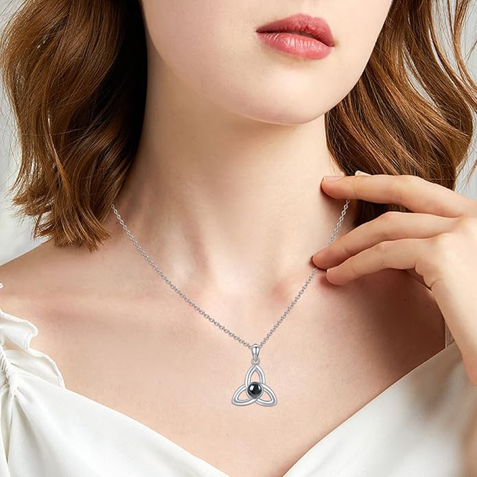TUGHRA Evil Eye Necklace S925 Sterling Silver Evil Eye Pendant Necklaces Protection Jewelry Amulet Gift for Women Girls Boys Men Birthday Anniversary