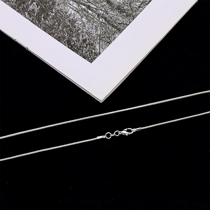 925 Sterling Silver Chain Necklace for Women 16-24 Inch Silver Jewelry Gift